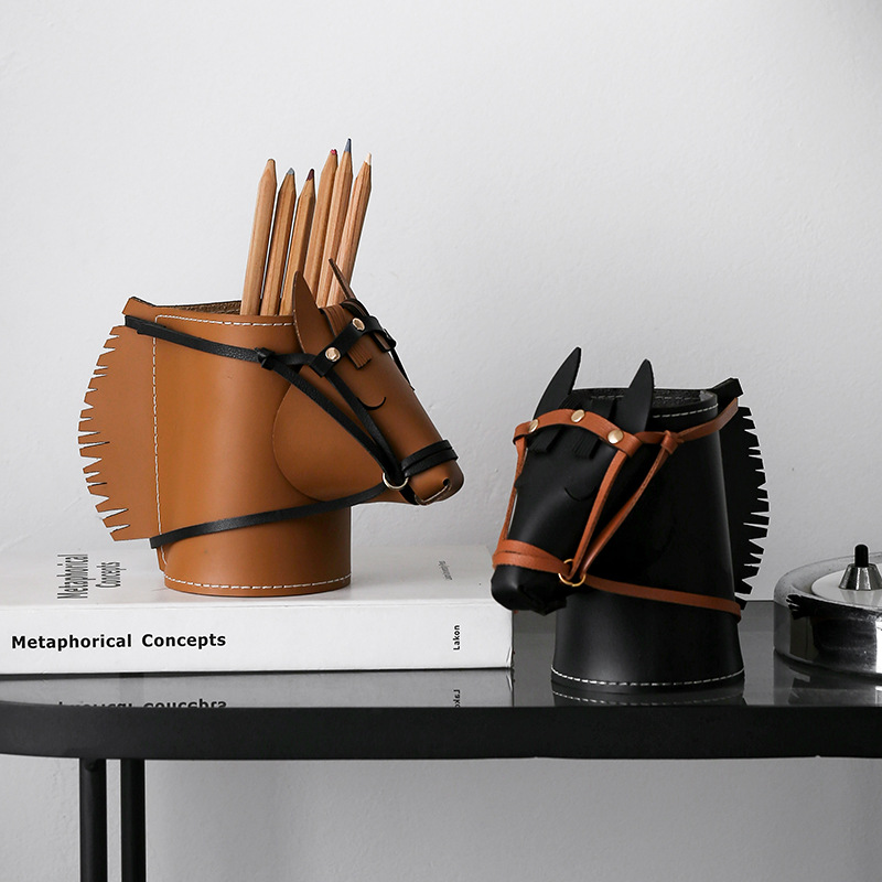 Luxury Leather Horse-head Stor - Luxury Skincare Containers 评论和价格