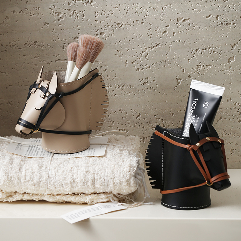 Luxury Leather Horse-head Stor - Luxury Skincare Containers 评论和价格