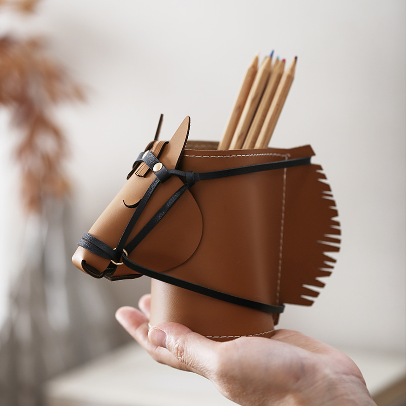 Luxury Leather Horse-head Stor - Luxury Skincare Containers 评论和价格