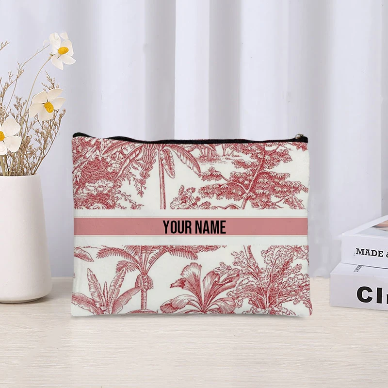 Custom Name Vintage Makeup Bag - Luxury Skincare And Makeup Brands 评论和价格
