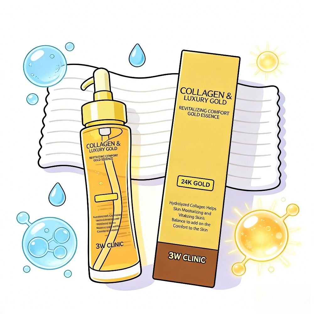 3WCLINIC Collagen & Luxury Gol - Luxury Skincare Korea 评论和价格